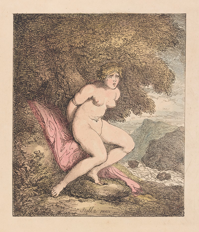 Thomas Rowlandson - Bound Nymph