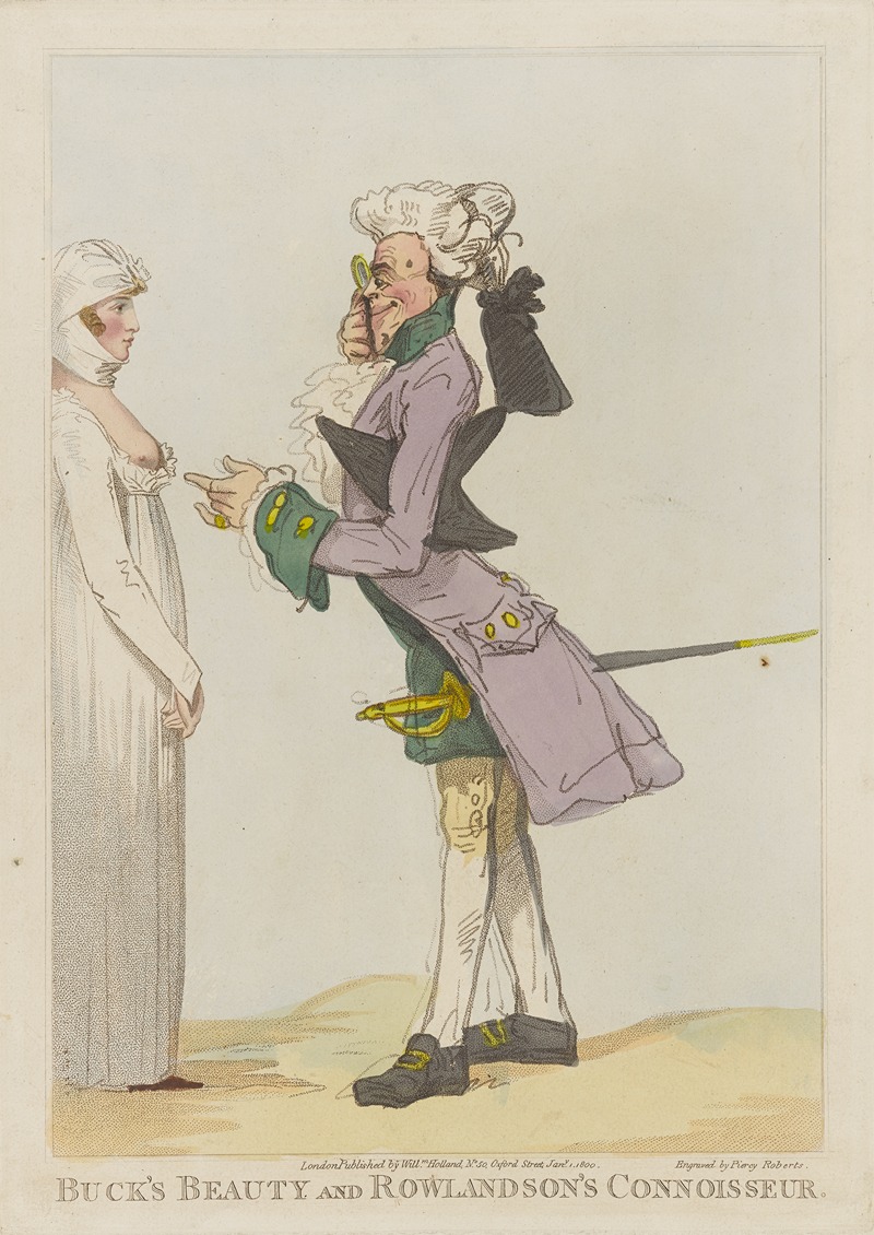 Thomas Rowlandson - Buck’s beauty and Rowlandson’s connoisseur