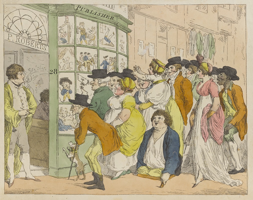 Thomas Rowlandson - Caricature shop