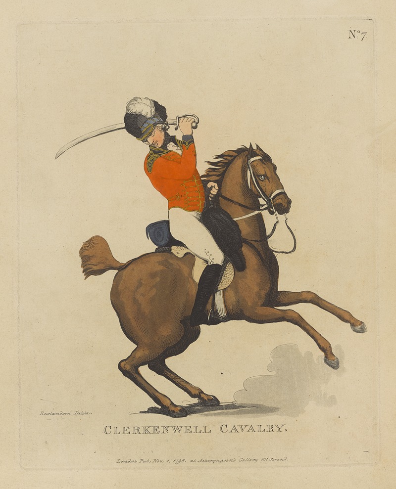 Thomas Rowlandson - Clerkenwell Cavalry