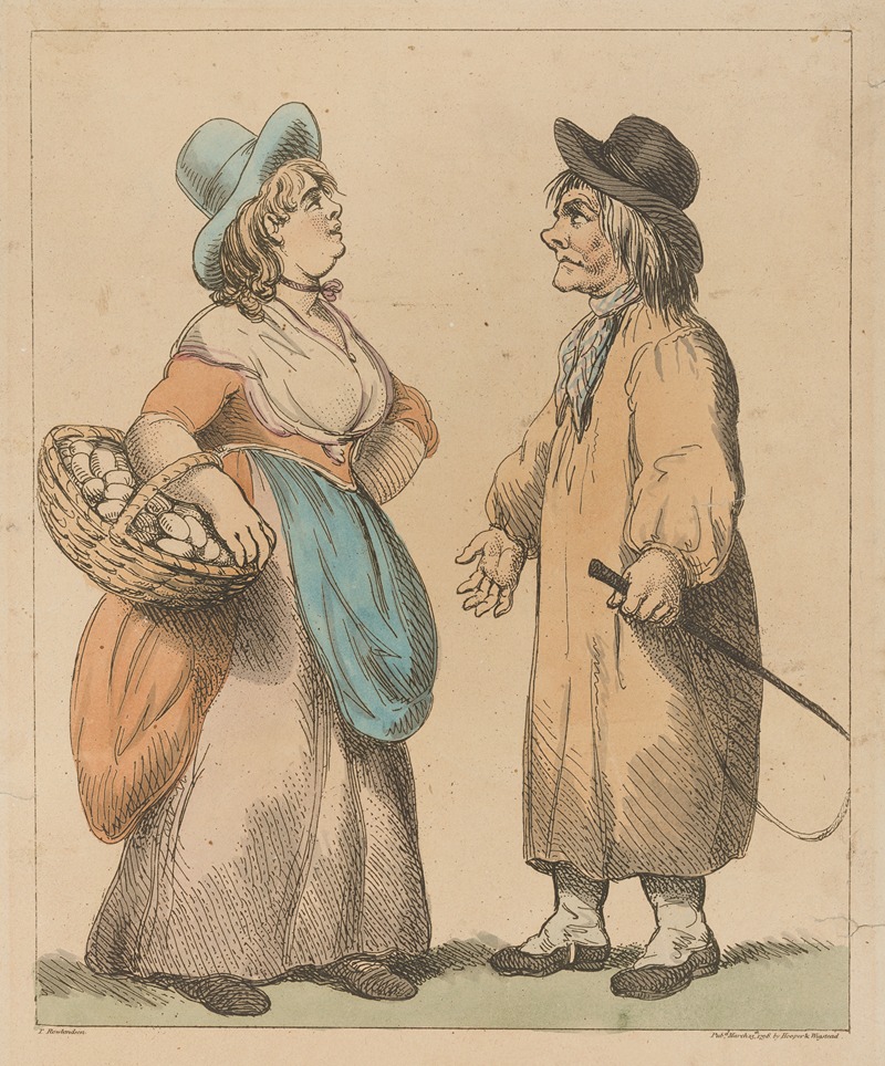 Thomas Rowlandson - Country lovers