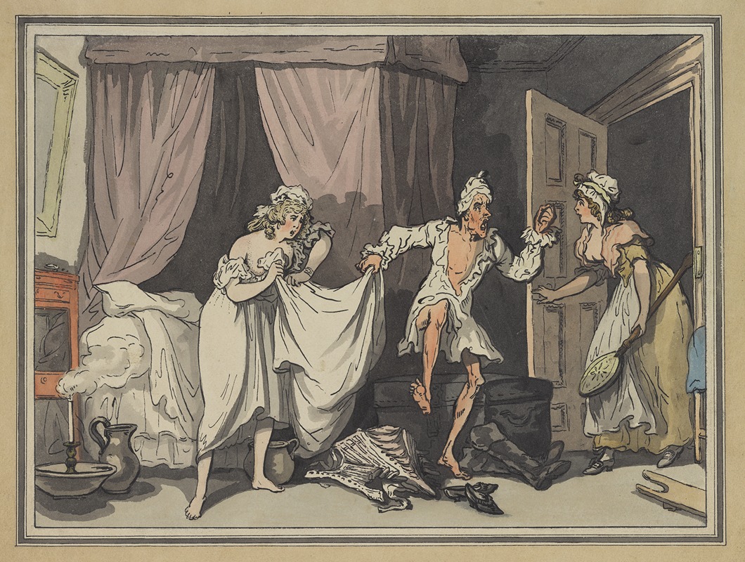 Thomas Rowlandson - Damp sheets