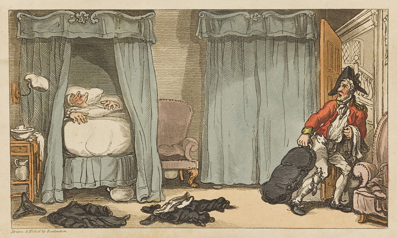 Thomas Rowlandson - Doctor Syntax robb’d of his property