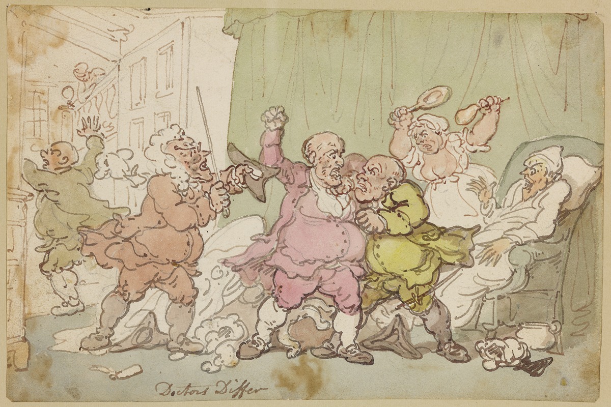 Thomas Rowlandson - Doctors differ