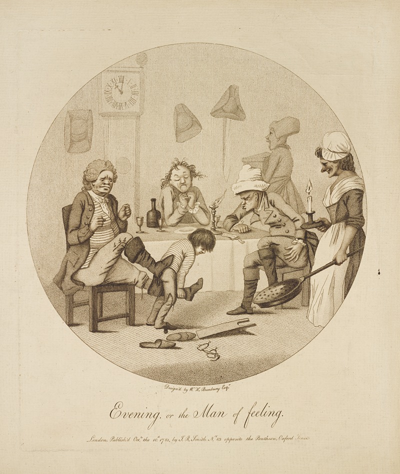 Thomas Rowlandson - Evening, or the man of feeling