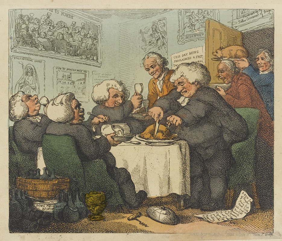 Thomas Rowlandson - Fast day