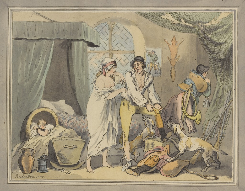 Thomas Rowlandson - Four o’clock in the country