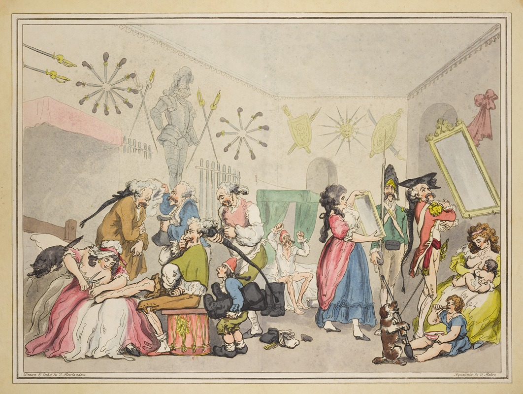 Thomas Rowlandson - French barracks