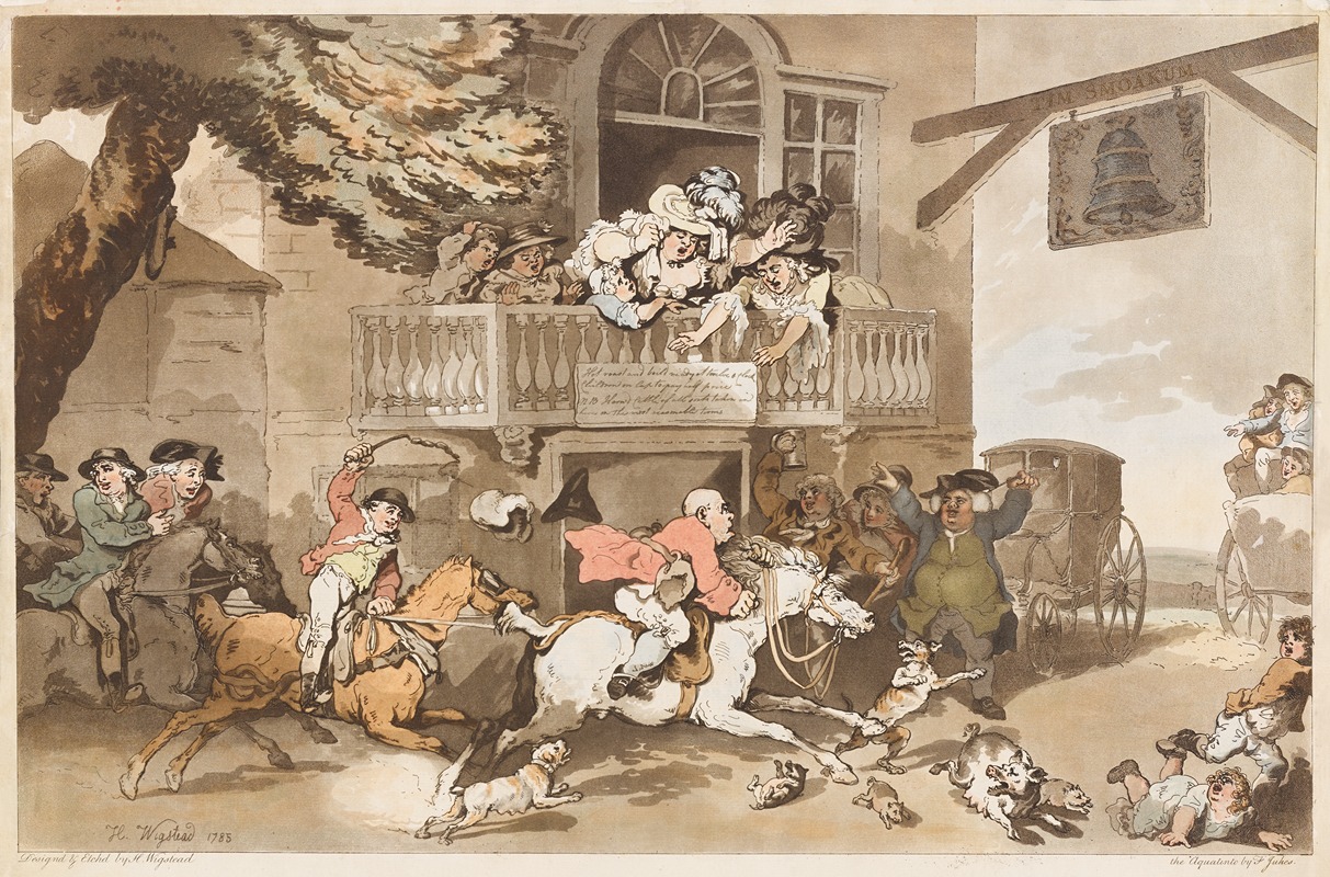 Thomas Rowlandson - John Gilpin’s return to London