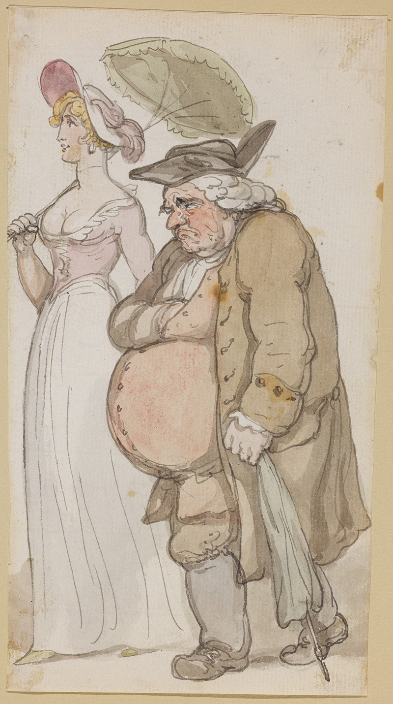 Thomas Rowlandson - Lady and gentleman