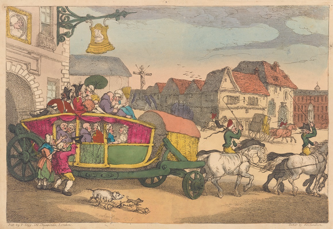 Thomas Rowlandson - Paris Dilligence