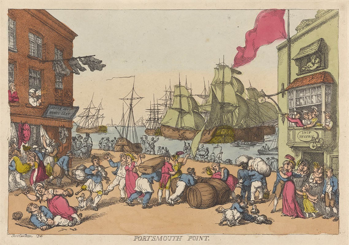 Thomas Rowlandson - Portsmouth Point