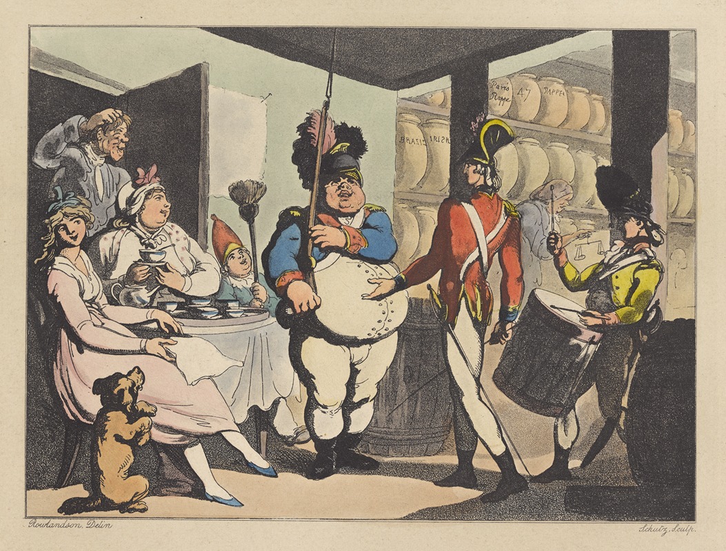 Thomas Rowlandson - Private drilling