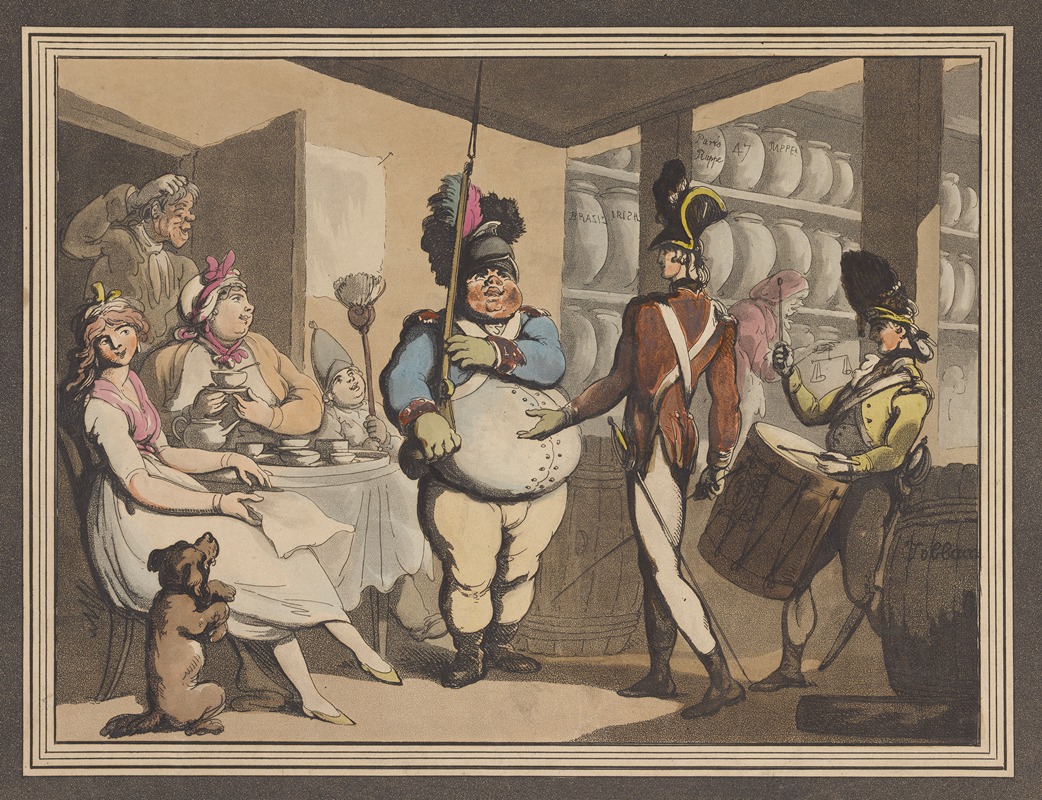 Thomas Rowlandson - Private drilling