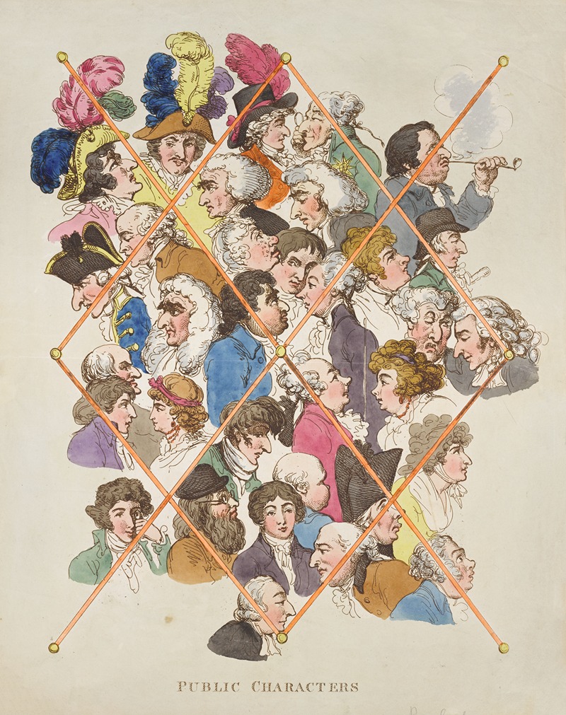 Thomas Rowlandson - Public characters