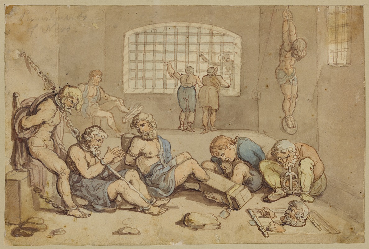 Thomas Rowlandson - Punishments of Nero