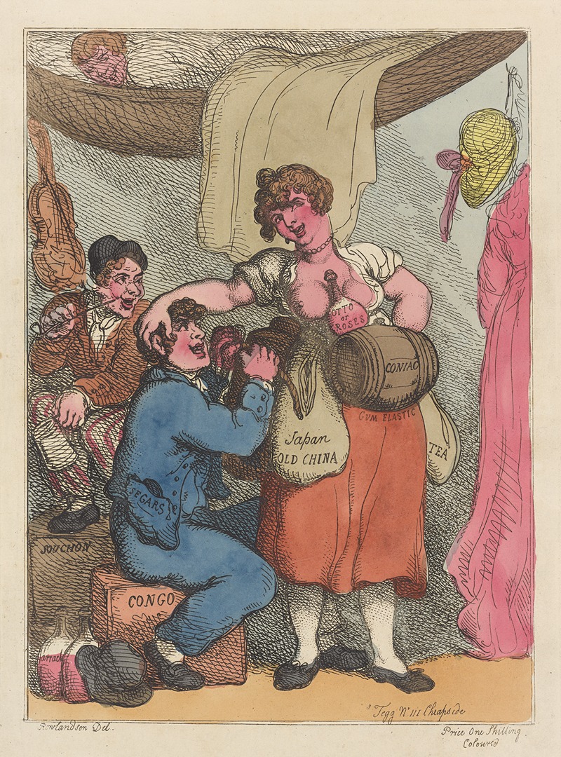 Thomas Rowlandson - Rigging out a smuggler