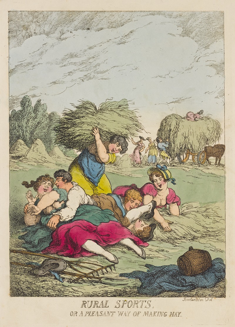 Thomas Rowlandson - Rural sports. Or a pleasant way of making hay