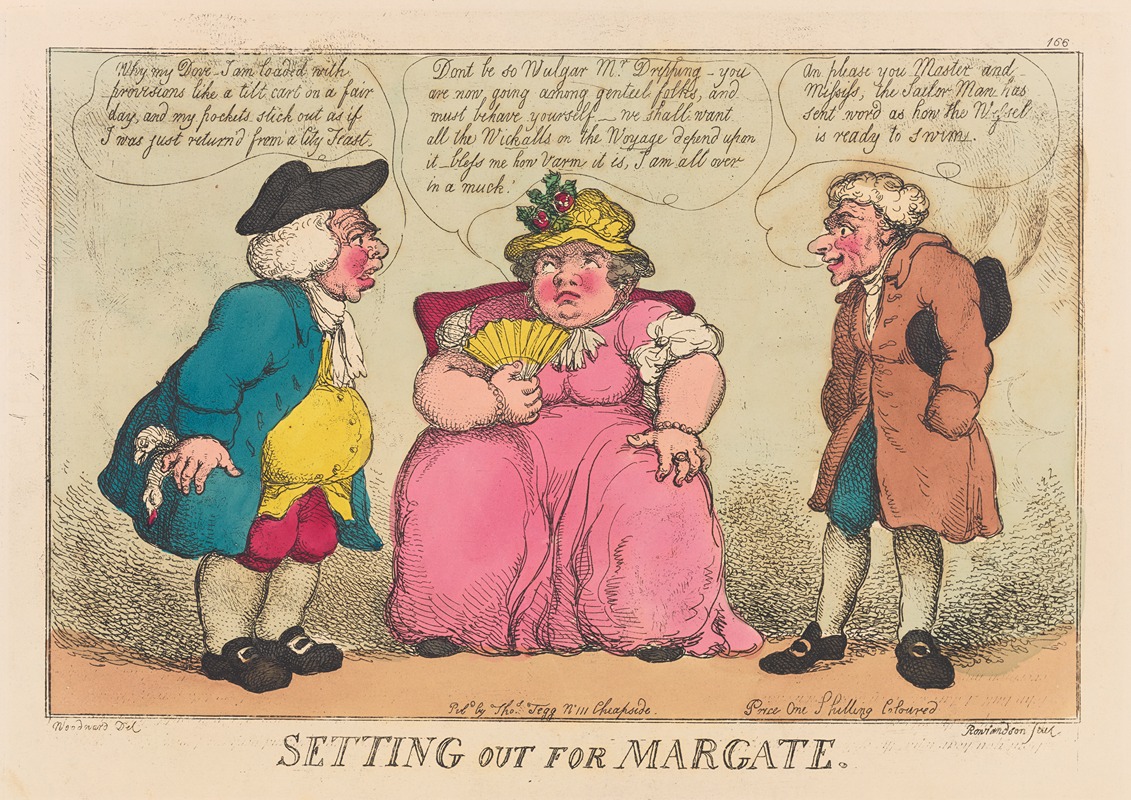 Thomas Rowlandson - Setting out for Margate