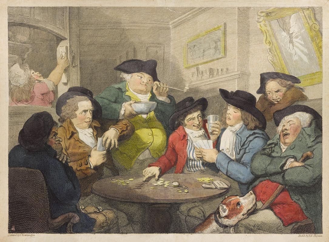 Thomas Rowlandson - Smithfield sharpers or rhe countrymen defrauded