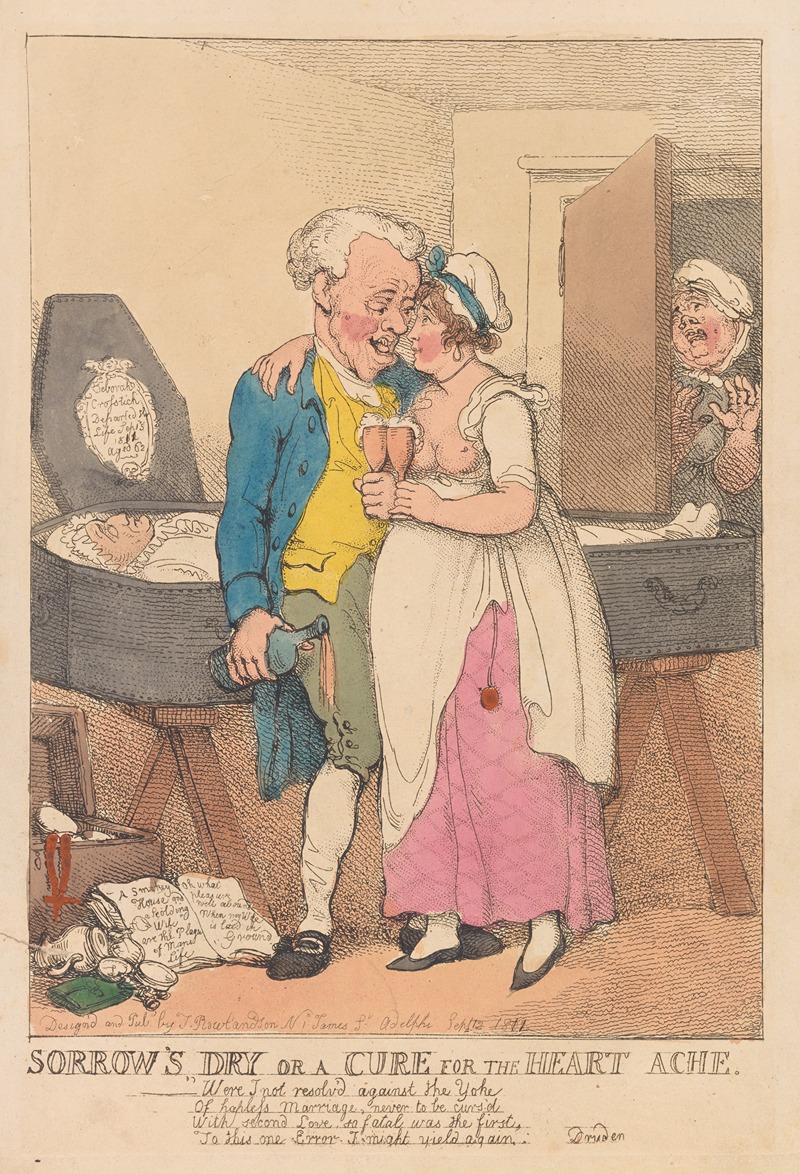 Thomas Rowlandson - Sorrow’s dry or a cure for the heart ache