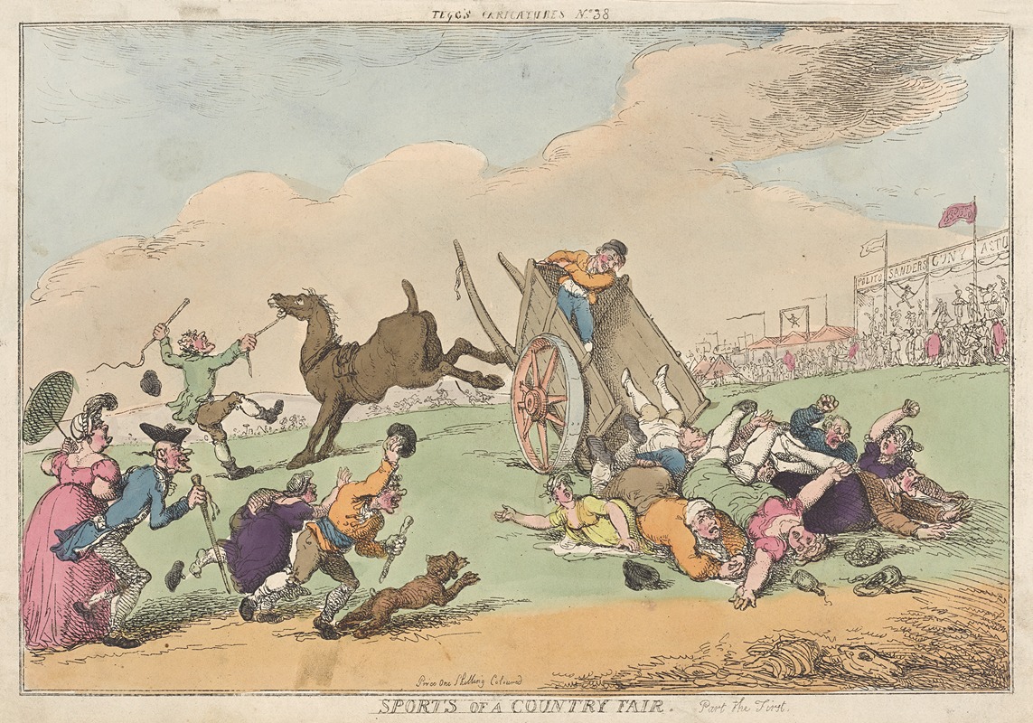 Thomas Rowlandson - Sports of a country fair. Part the first