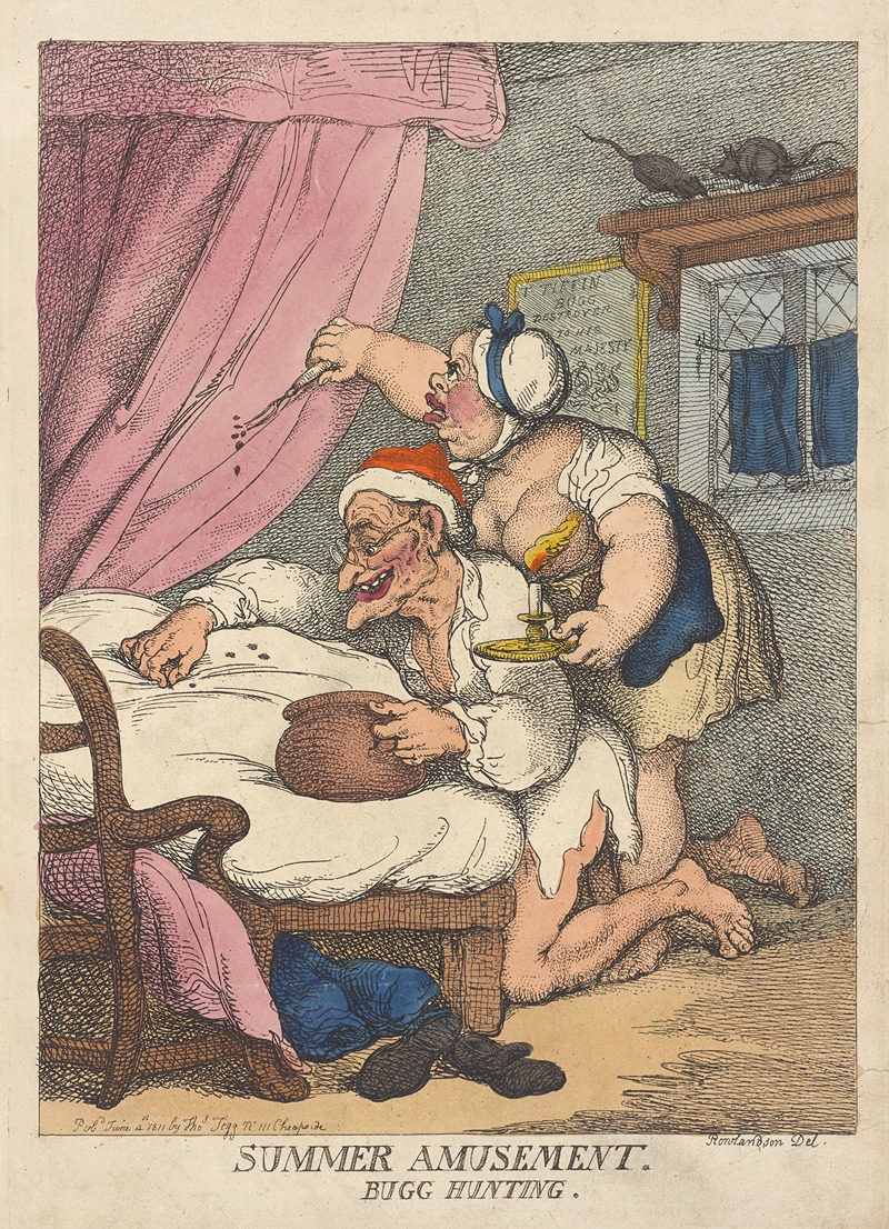 Thomas Rowlandson - Summer amusement. Bugg hunting