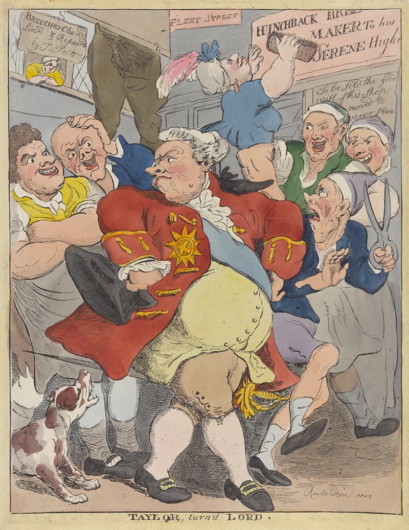 Thomas Rowlandson - Taylor turn’d Lord