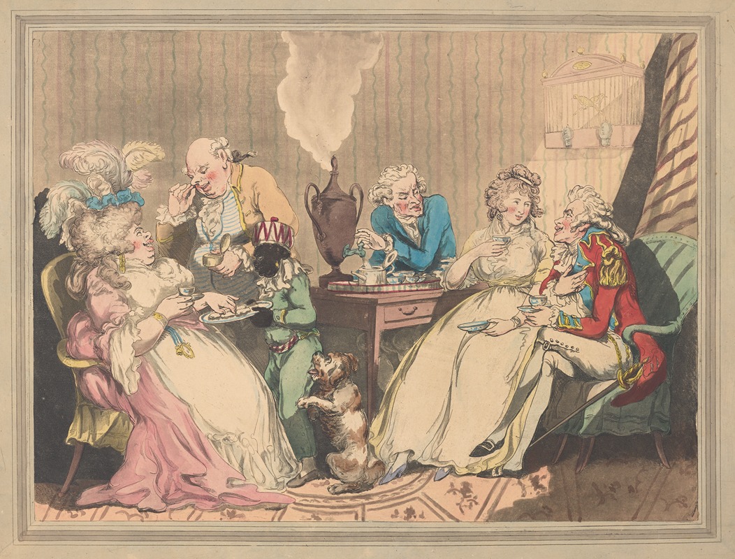 Thomas Rowlandson - Tea on shore