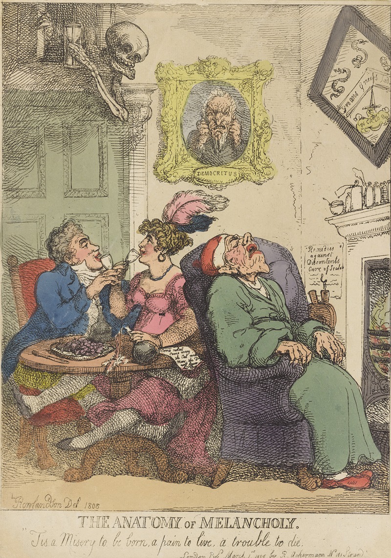 Thomas Rowlandson - The anatomy of melancholy