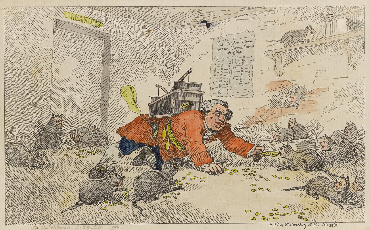 Thomas Rowlandson - The apostate Jack R_the political rat catcher