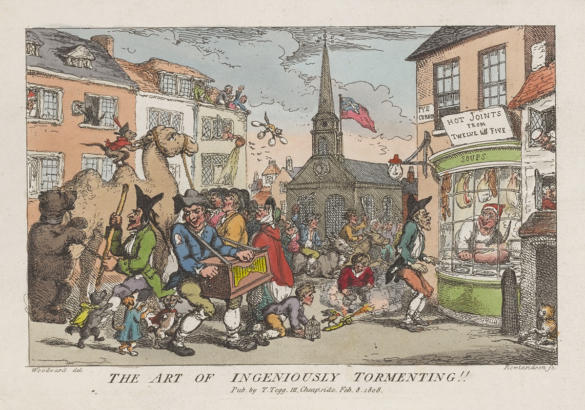 Thomas Rowlandson - The art of ingeniously tormenting!!.