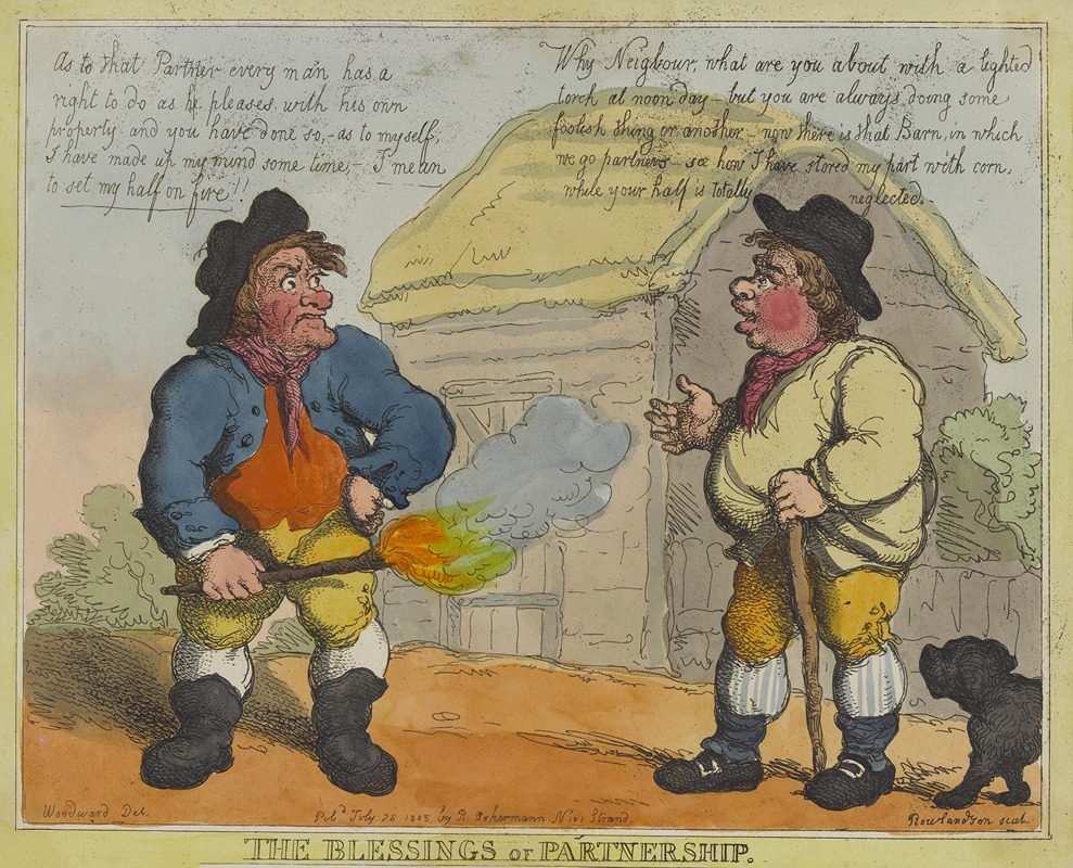 Thomas Rowlandson - The blessings of partnership