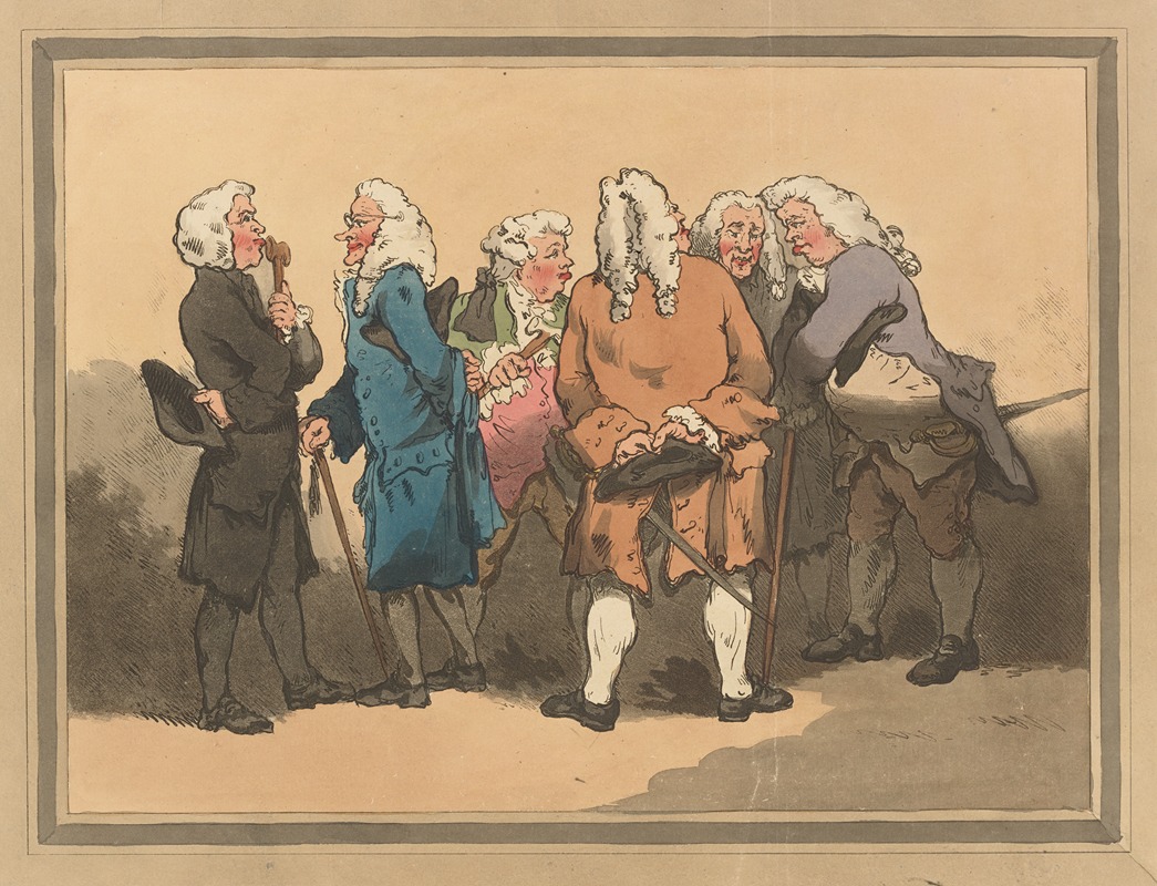 Thomas Rowlandson - The consultation