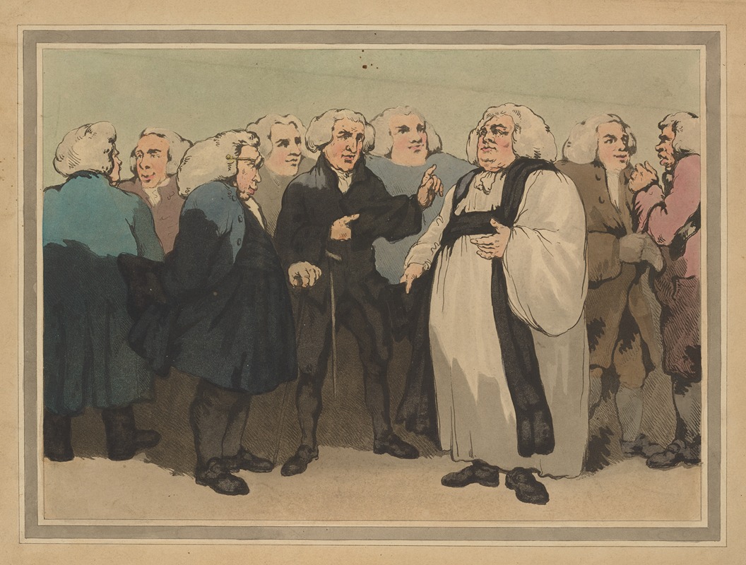 Thomas Rowlandson - The convocation