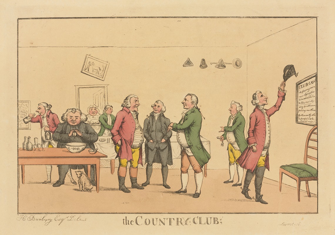 Thomas Rowlandson - The country club