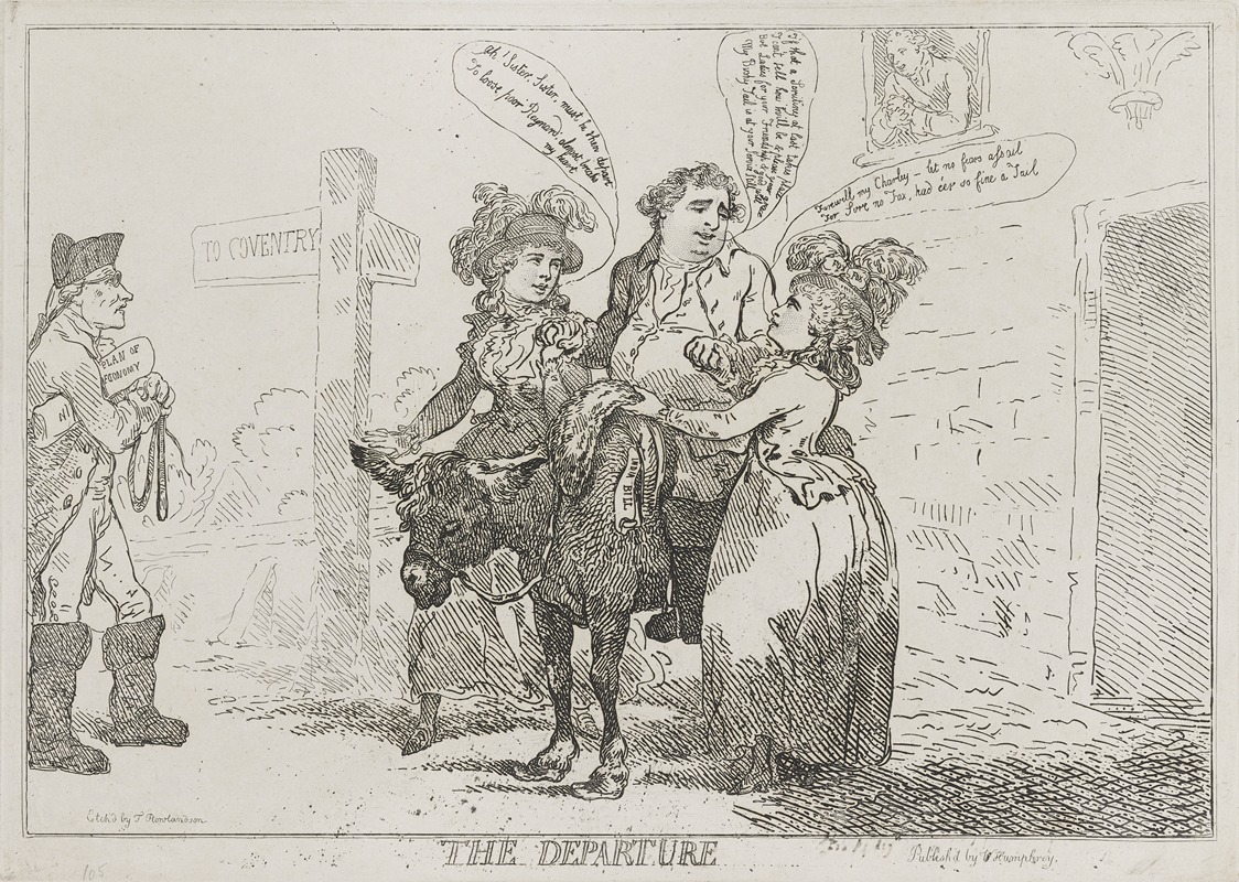 Thomas Rowlandson - The departure