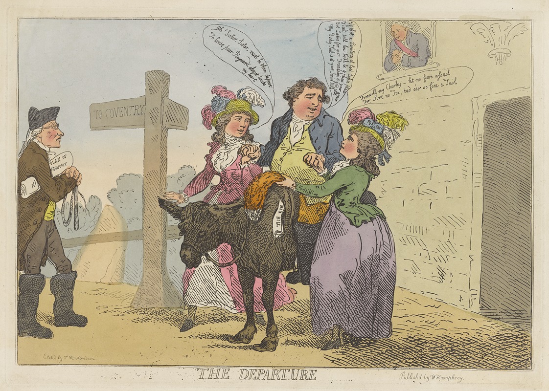 Thomas Rowlandson - The departure