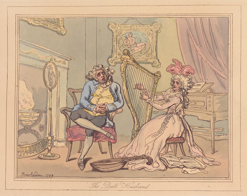 Thomas Rowlandson - The dull husband