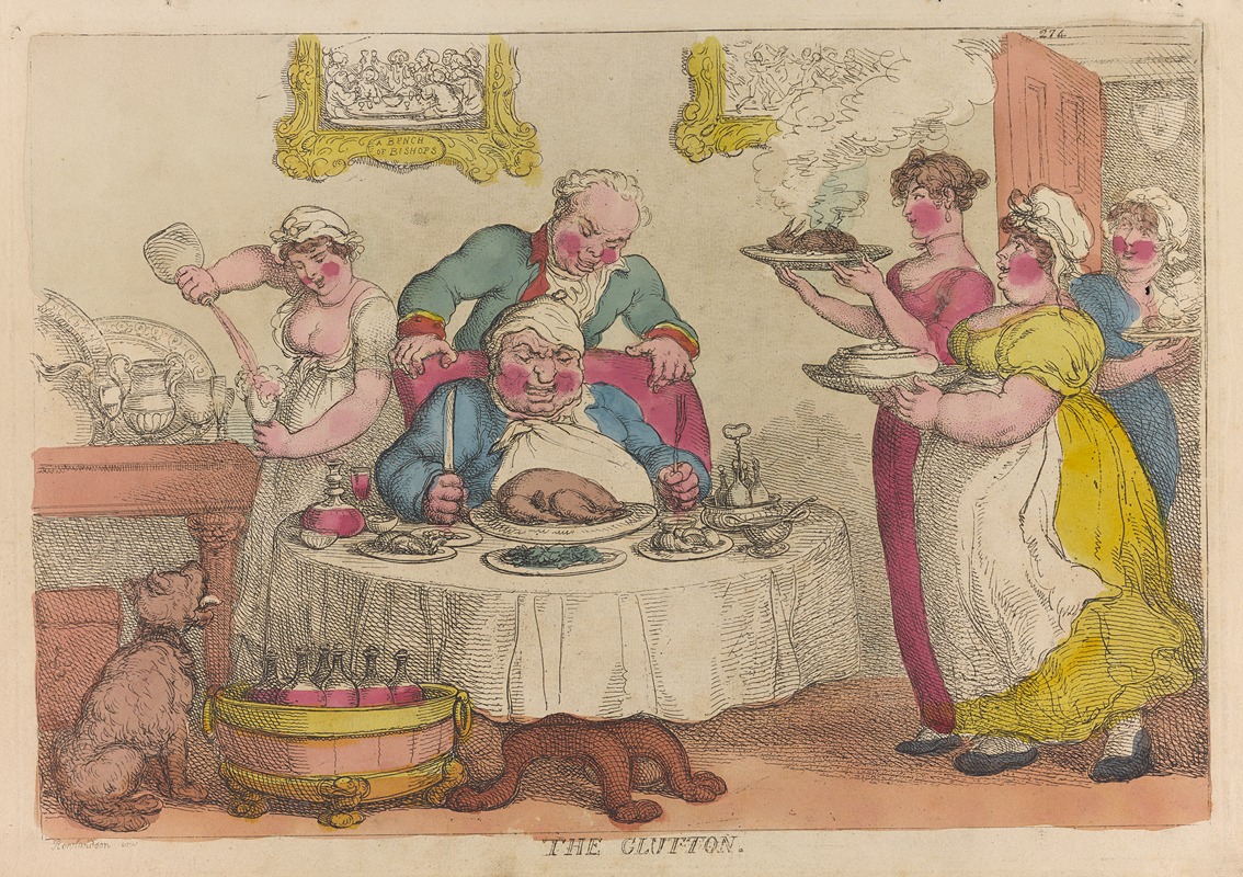 Thomas Rowlandson - The glutton