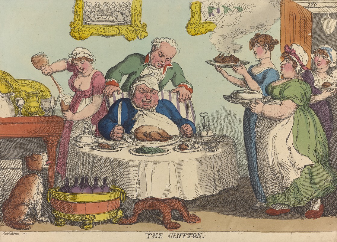 Thomas Rowlandson - The glutton