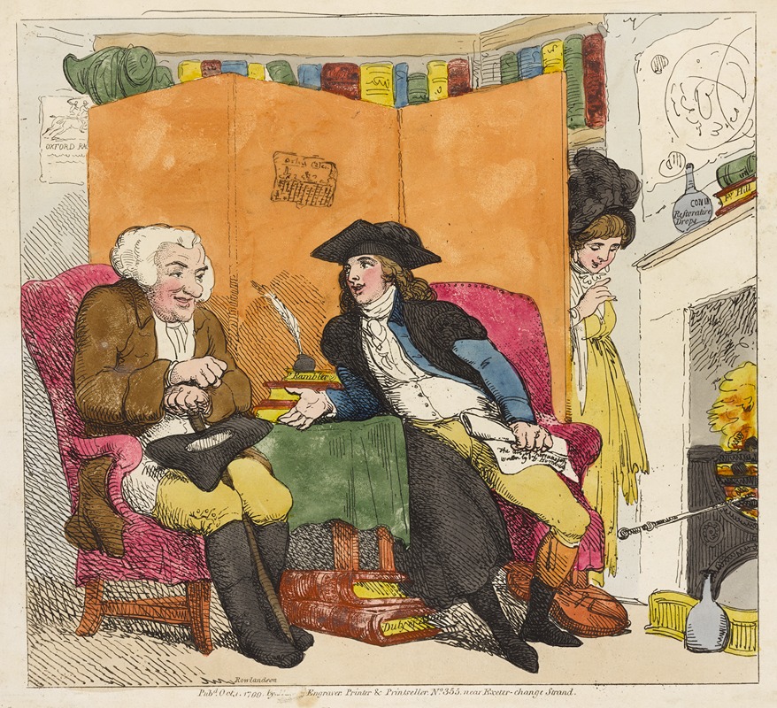 Thomas Rowlandson - The gull & the rook