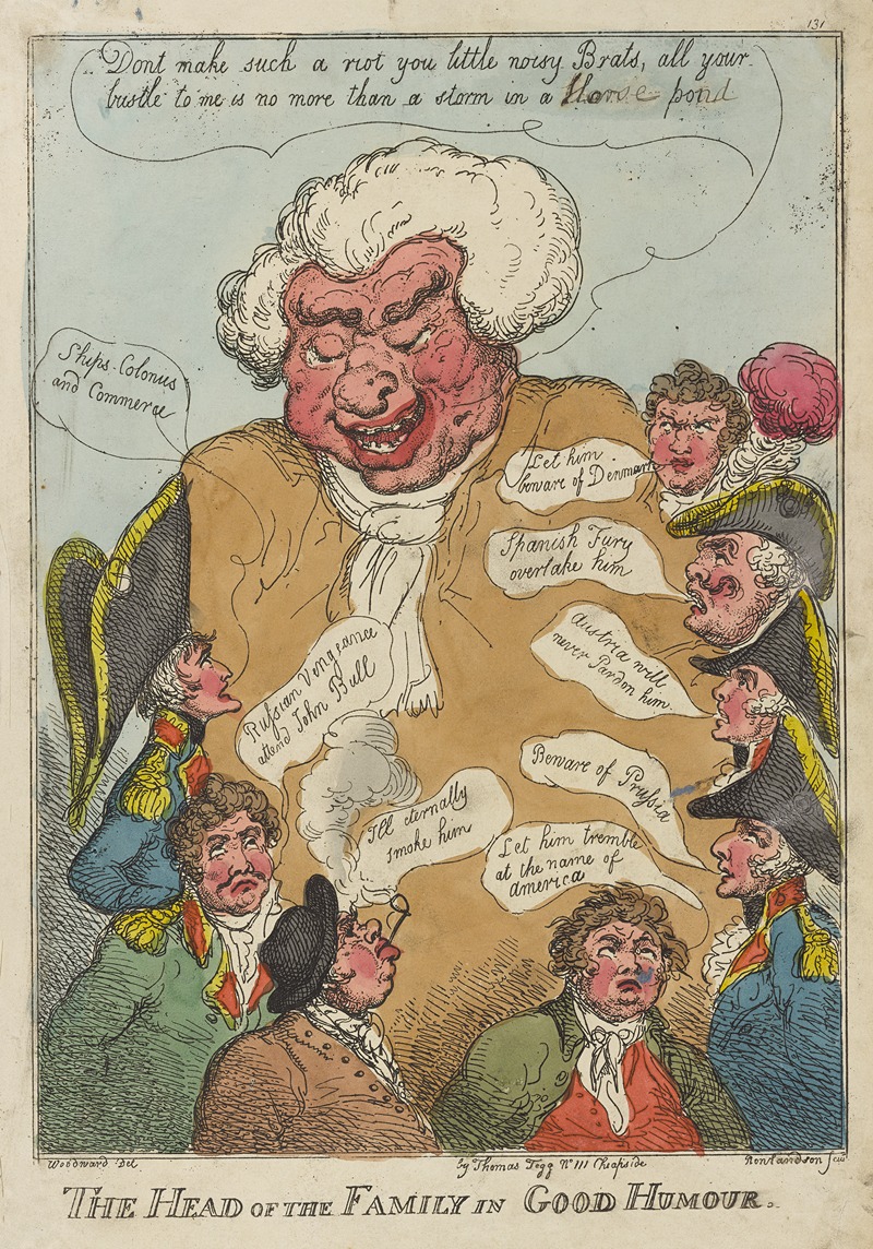 Thomas Rowlandson - The head of the family in good humour