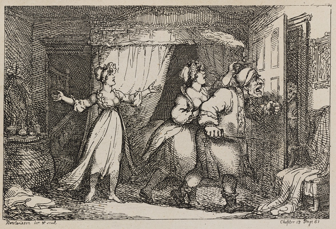 Thomas Rowlandson - The misery of intriguing