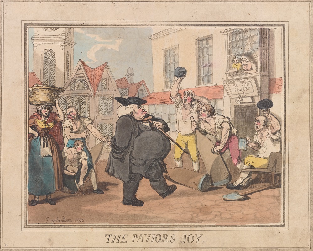 Thomas Rowlandson - The paviors joy