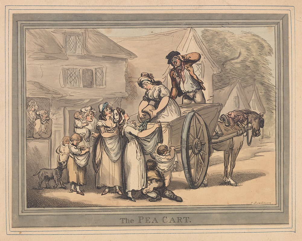 Thomas Rowlandson - The pea cart