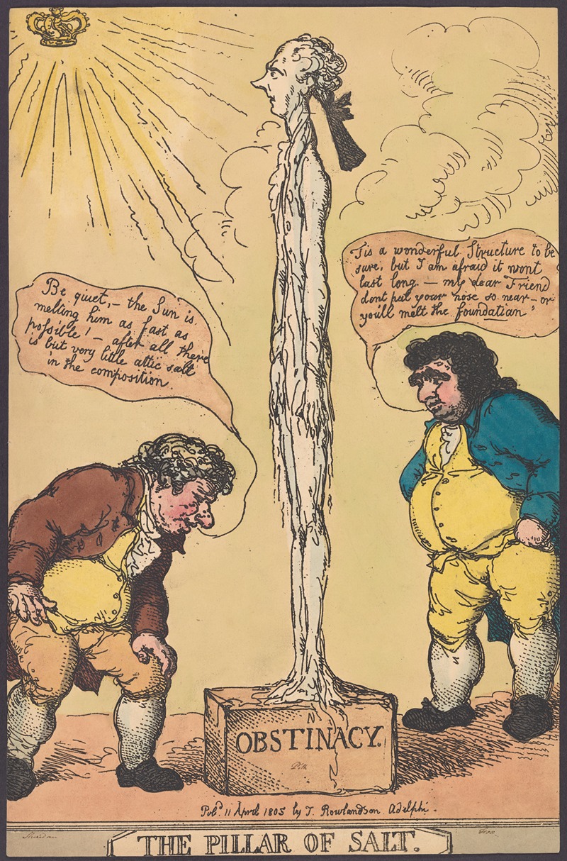 Thomas Rowlandson - The pillar of salt