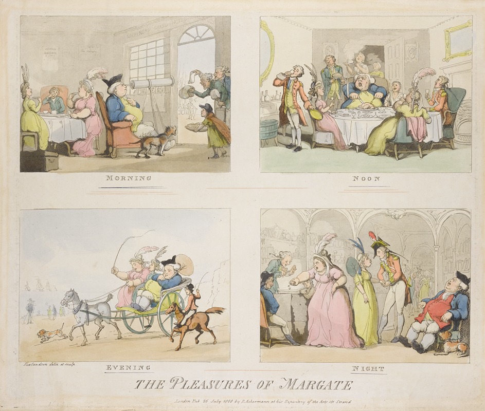 Thomas Rowlandson - The pleasures of Margate