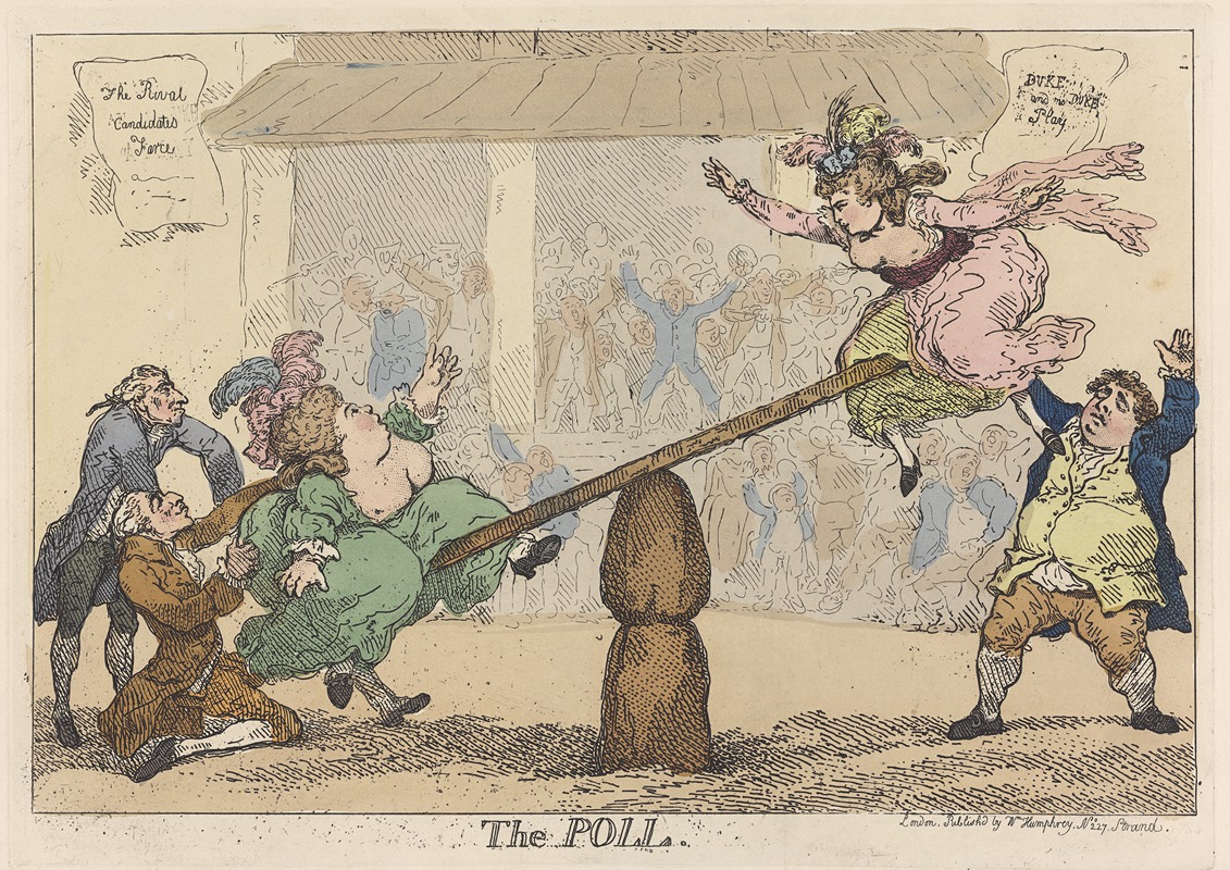 Thomas Rowlandson - The poll