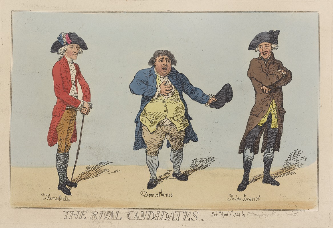 Thomas Rowlandson - The rival candidates